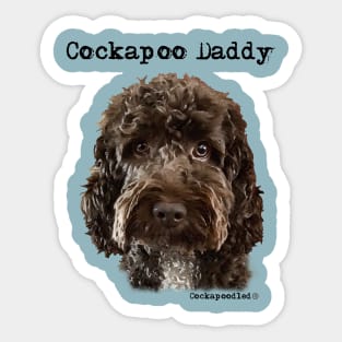 Cockapoo Dog Dad Sticker